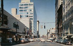 Looking North on 6th Avenue Postcard