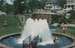 The Fountain Lake Hopatcong, NJ Postcard Postcard Postcard