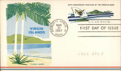 50th Anniversary Purchase of the Virgin Islands - 1967 Postcard
