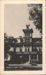 St. Cecelia's Music Hall, Mount St. Scholastica College Postcard