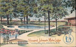 Howard Johnson's Motor Lodge & Restaurant Postcard