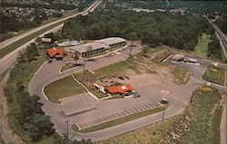 Hoaward Johnson's Motor Lodge - Restaurant Postcard