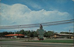 Howard Johnson's Motor Lodge - Exterior View Postcard