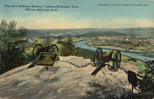 Garrity's Alabama Battery, Lookout Mountain Tennessee