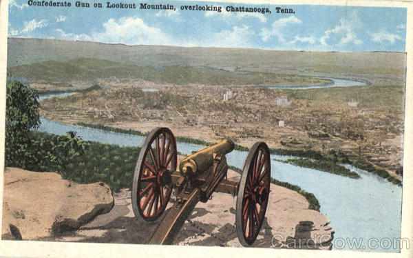 Confederate Gun on Lookout Mountain, Lookout Mountain Chattanooga Tennessee