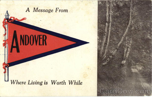 Andover Maine Banner Card