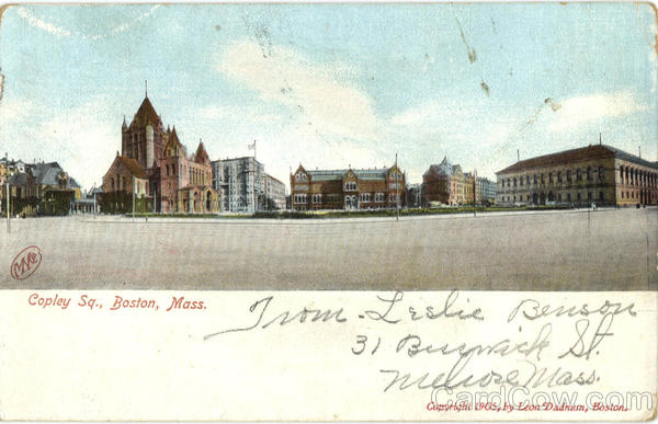 Copley Sqare Boston Massachusetts