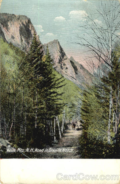 White Mts, N.H.Road in Dixville Notch New Hampshire
