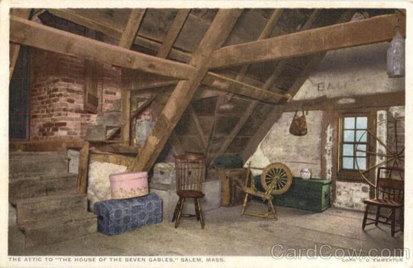The Attic to the House of the Seven Gables Salem Massachusetts