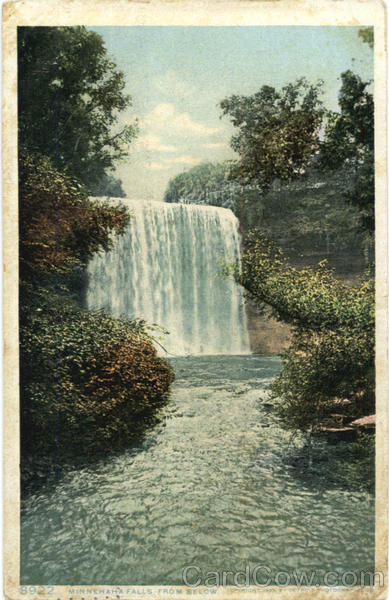 Minnehaha Falls From Below Minnesota