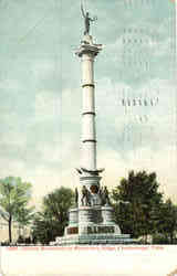 Illinois Monument on Missionary Ridge Postcard