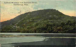 Lookout Mountain from Tennessee River Chattanooga, TN Postcard Postcard