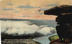 Above The Clouds Near Umbrella Rock Postcard