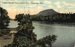 Lookout Mountain from Tennessee River Postcard