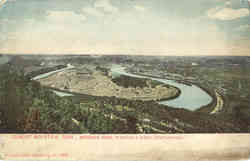 Moccasin Bend, Tennessee River, Lookout Mountain Postcard