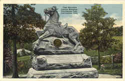 First Wisconsin Cavalry Monument, Chickamauga Park Postcard