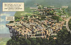 Rock City Gardens Fairyland, TN Postcard Postcard