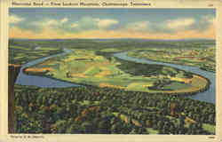Moccasin Bend, Lookout Mountain Postcard