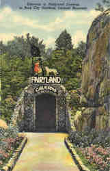 Entrance to Fairyland Caverns, Lookout Mountain Postcard