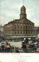 Faneuil Hall Boston, MA Postcard Postcard