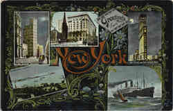 Greetings From New York New York City, NY Postcard Postcard