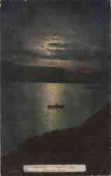 Moonlight on Pontoosuc Lake Postcard
