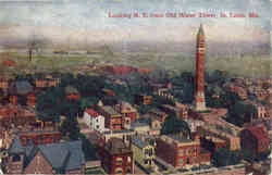 Looking N.E. from Old Water Tower St. Louis, MO Postcard Postcard