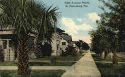 Fifth Avenue North St. Petersburg, FL Postcard Postcard