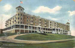 Summit Spring Hotel Poland, ME Postcard Postcard