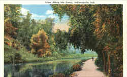 View Along the Canal Postcard