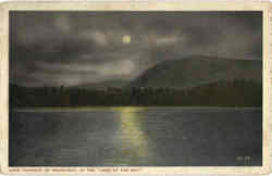 Lake Toxaway by Moonlight North Carolina Postcard Postcard