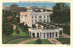 White House East Entrance Postcard