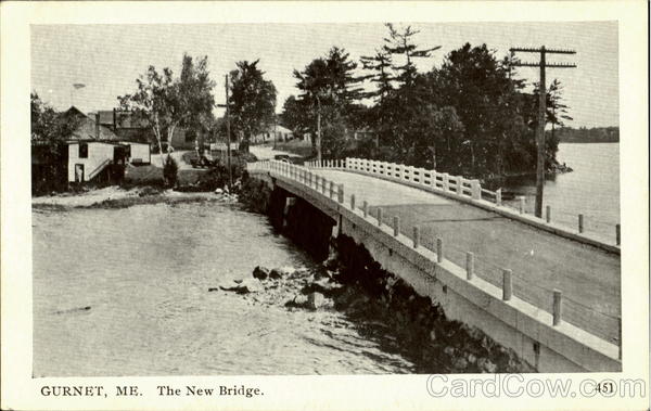 The New Bridge, Gurnet Brunswick Maine