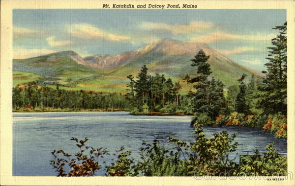Mt. Katahdin And Daicey Pond Maine