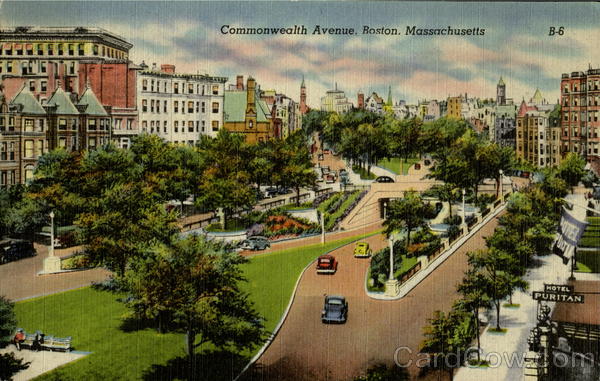 Commonwealth Avenue Boston Massachusetts