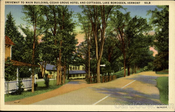 Driveway To Main Building Lake Bomoseen Vermont