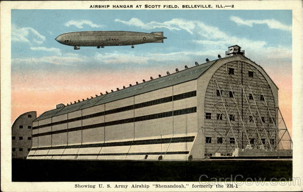 Airship Hangar At Scott Field Belleville Illinois