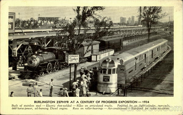 Burlington Zephyr Trains, Railroad