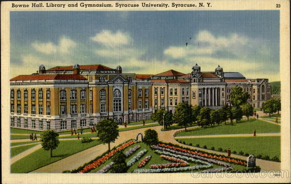 Bowne Hall Library And Gymnasium, Syracuse University New York