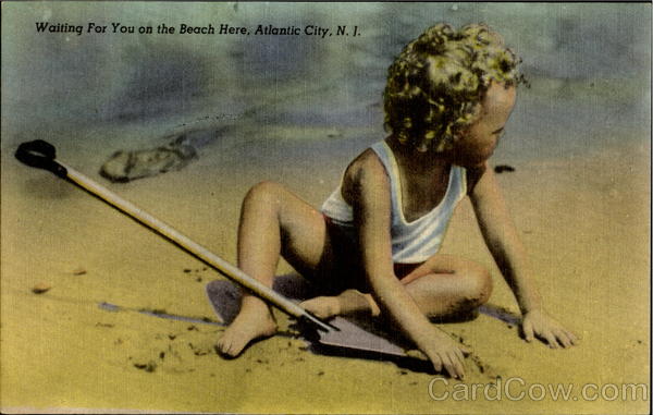 Waiting For You On The Beach Here Atlantic City New Jersey
