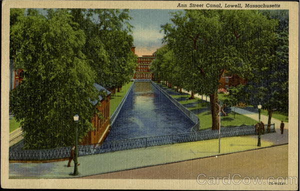 Ann Street Canal Lowell Massachusetts