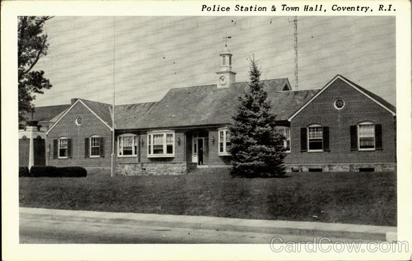 Police Station & Town Hall Coventry Rhode Island