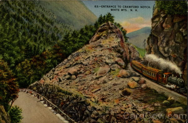 Entrance To Crawford Notch New Hampshire