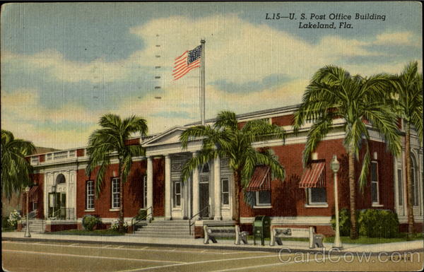 U. S. Post Office Building Lakeland Florida