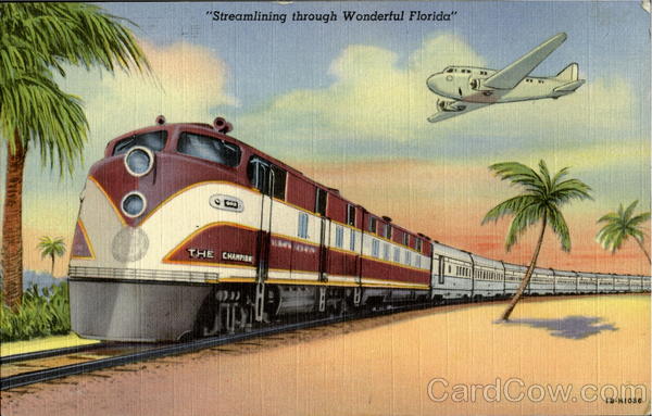 Streamlining Through Wonderful Florida Trains, Railroad