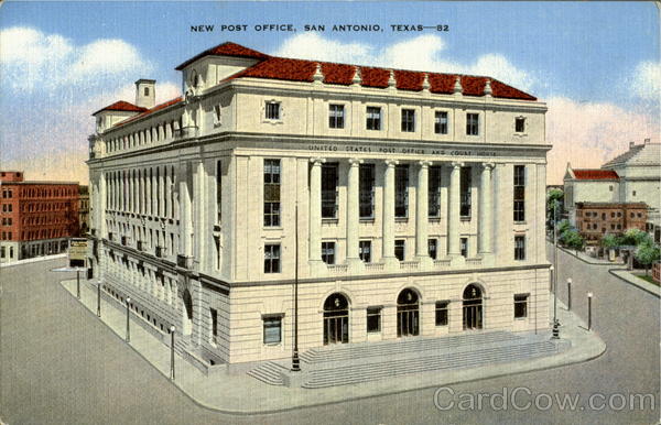 New Post Office San Antonio Texas