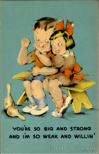 You're so big and strong Children