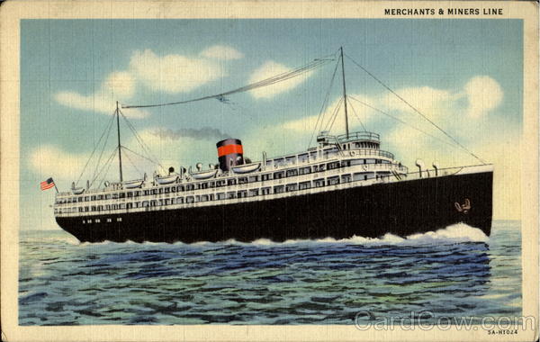 Merchants & Miners Line Boats, Ships