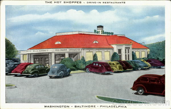 The Hot Shoppers Drive In Restaurants, Washington