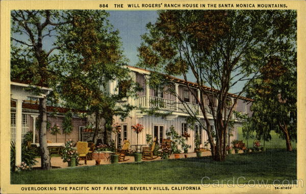 The Will Rogers Ranch House California